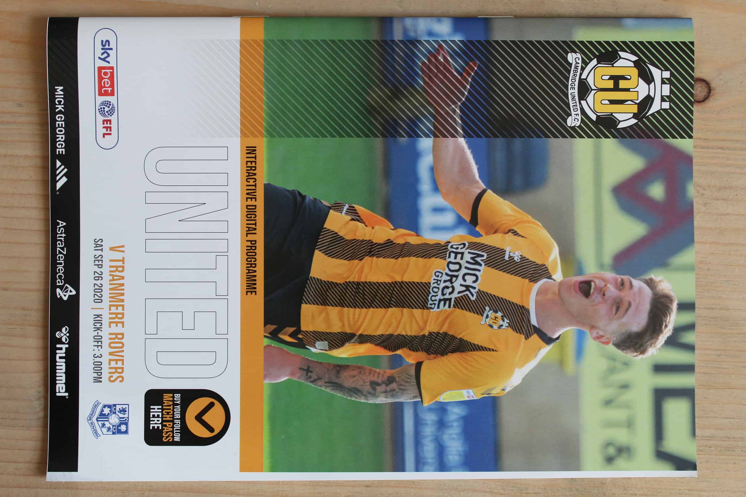 Cambridge United FC v Tranmere Rovers FC